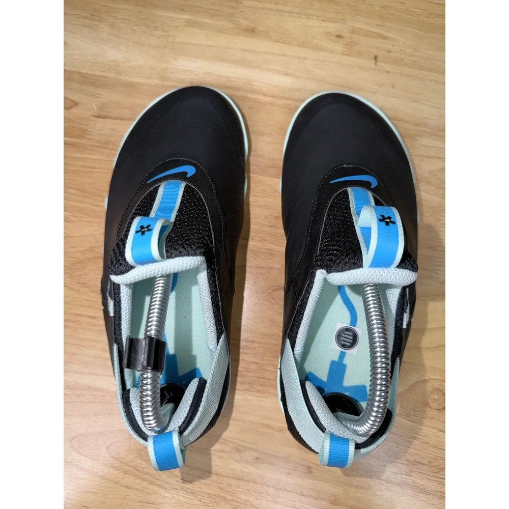 Nike Air Zoom Pulse Black Light Blue Medical Nursing Shoes CT1629-001 Mens 6.5